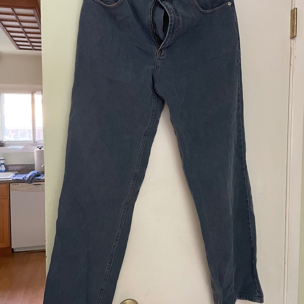 blue corduroy pants